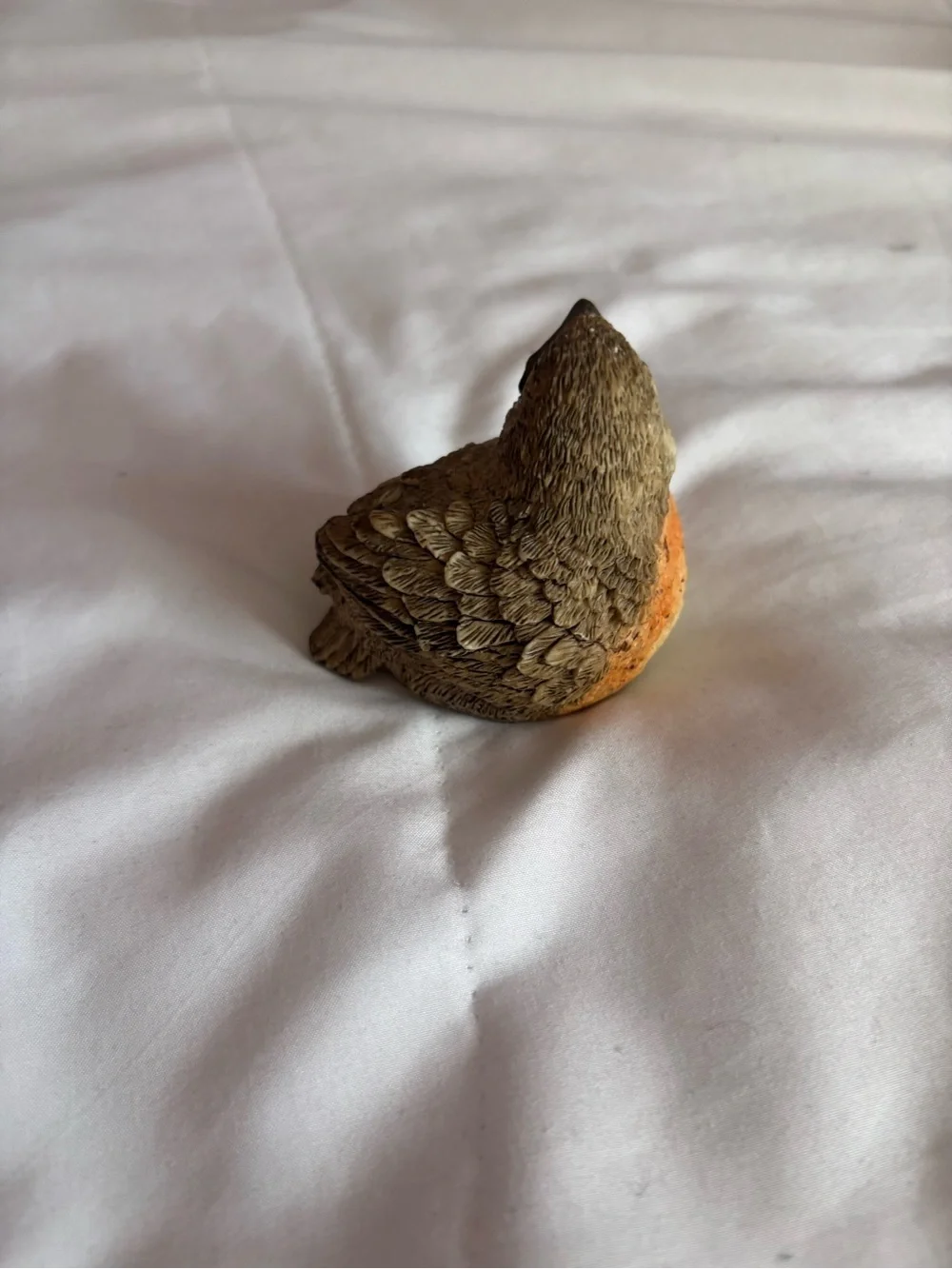 VTG 1988 UDC Backyard Birds Baby Robin Figurine Suzan Bradford